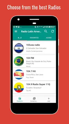 Latin American Radio Stations android App screenshot 8